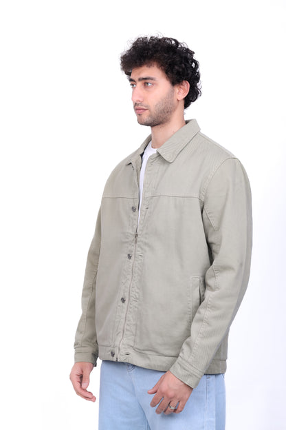 Gabardine Trucker Jacket 6016