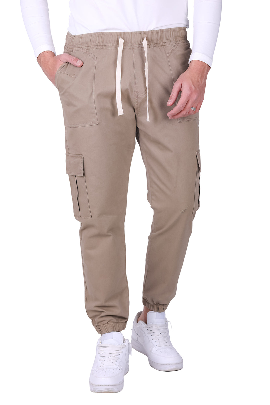 Gabardine Cargo Jogger