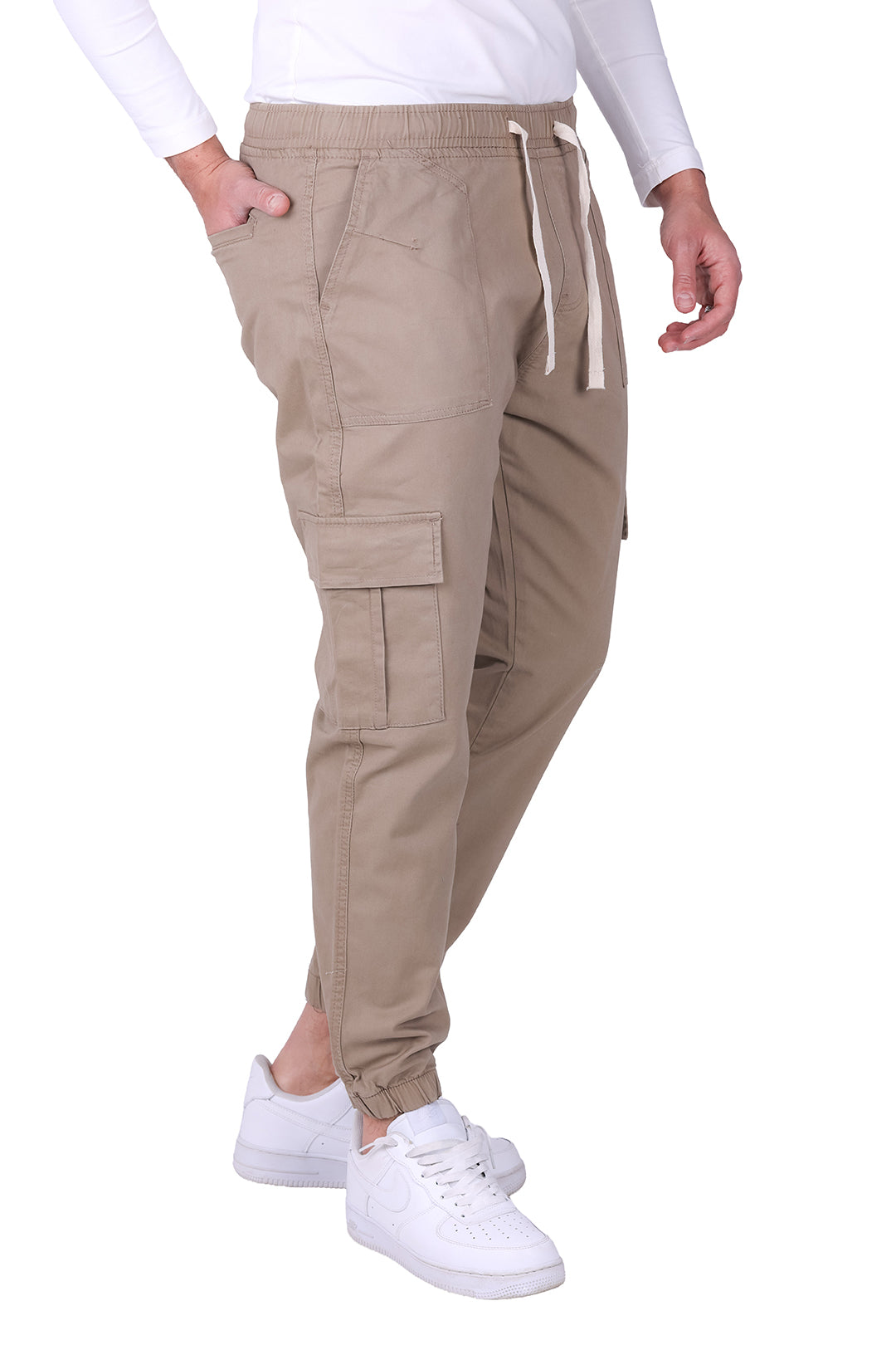 Gabardine Cargo Jogger