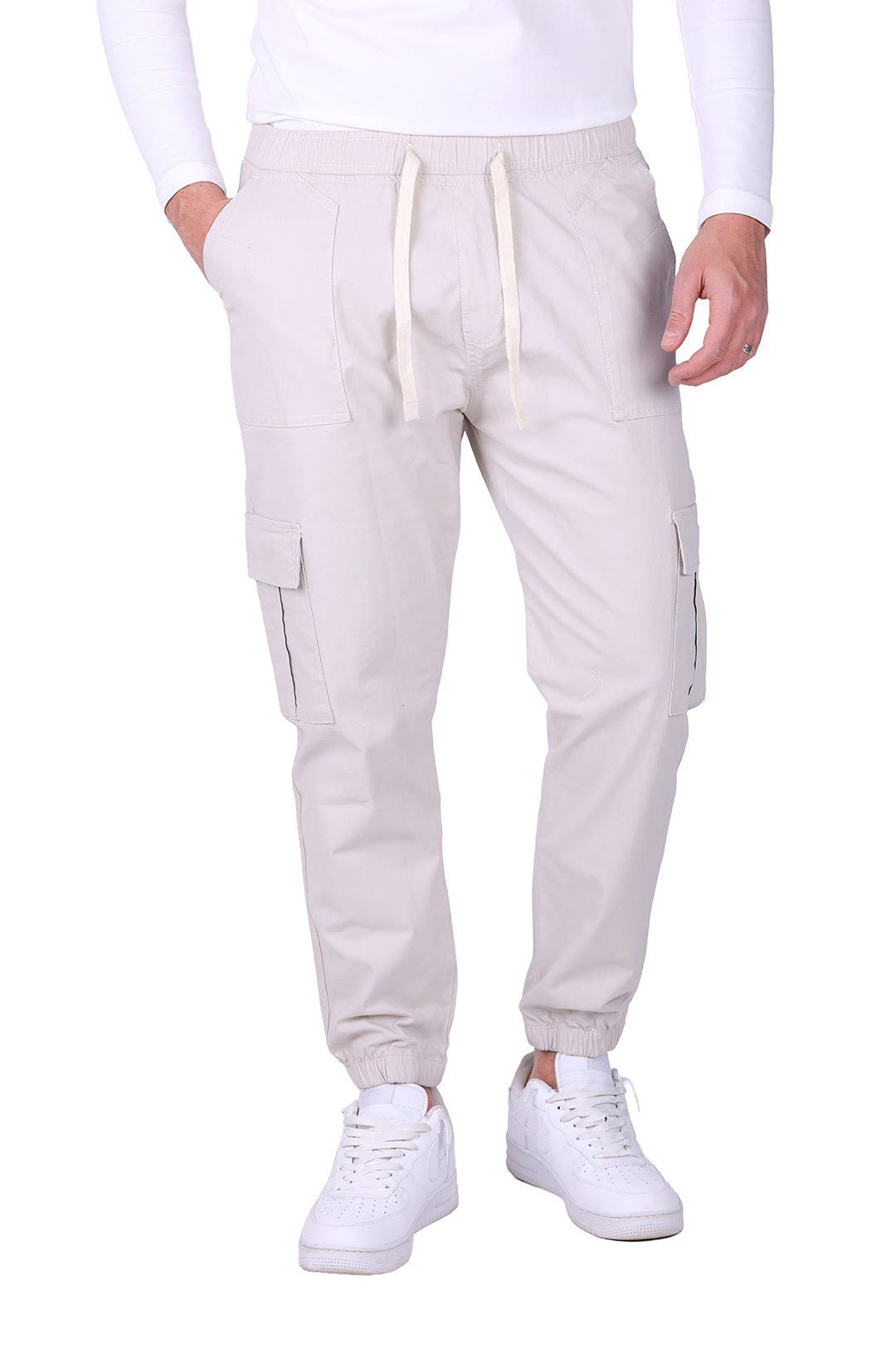 Gabardine Cargo Jogger