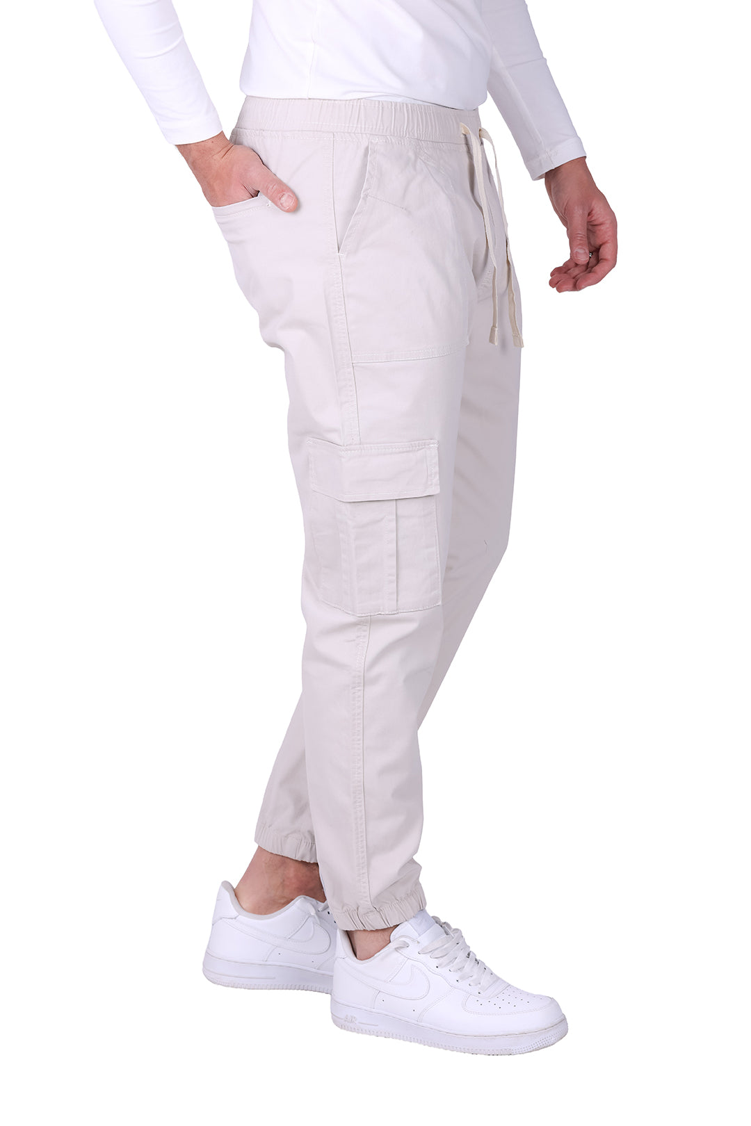 Gabardine Cargo Jogger