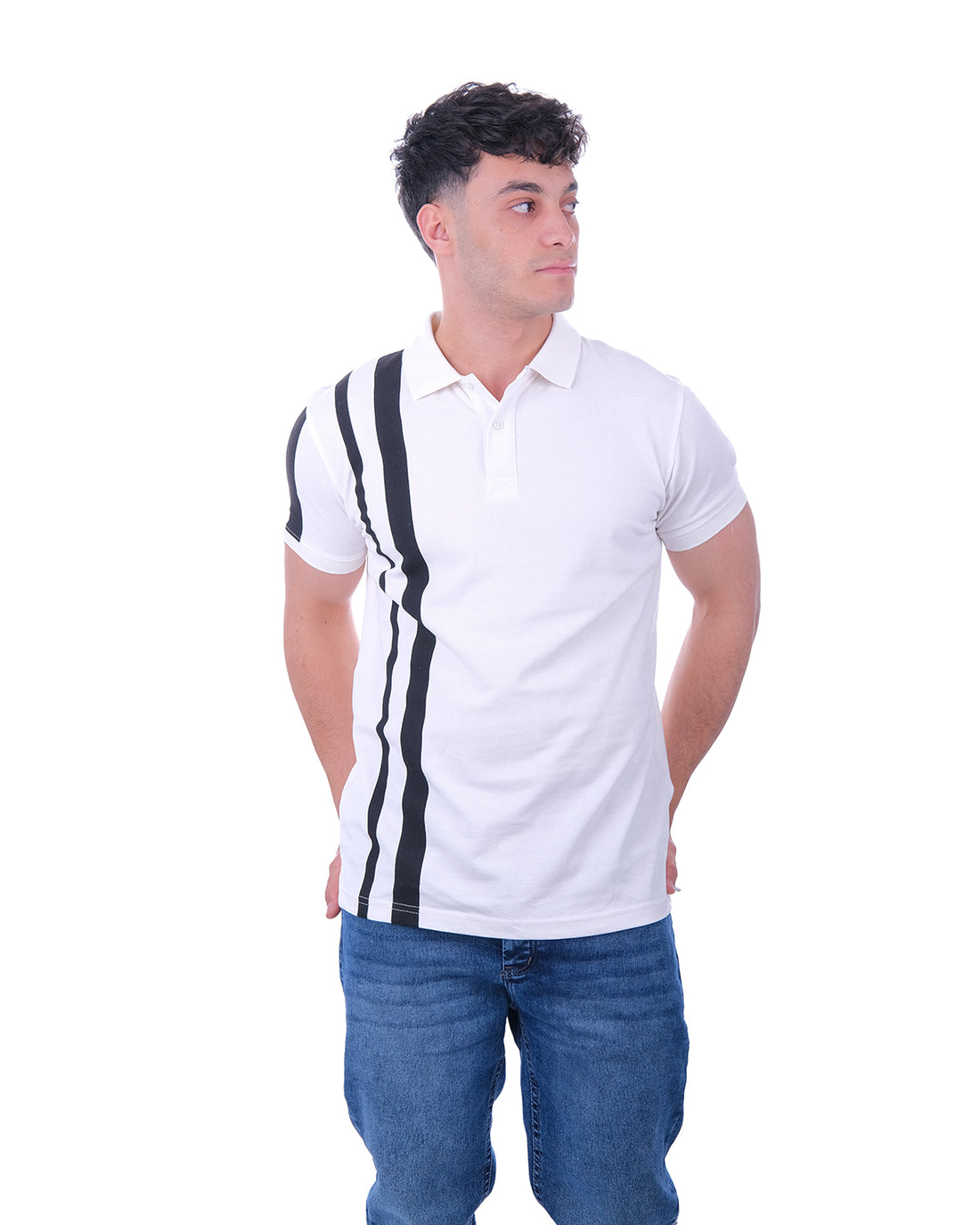 Slim Fit Polo PR_Two Line