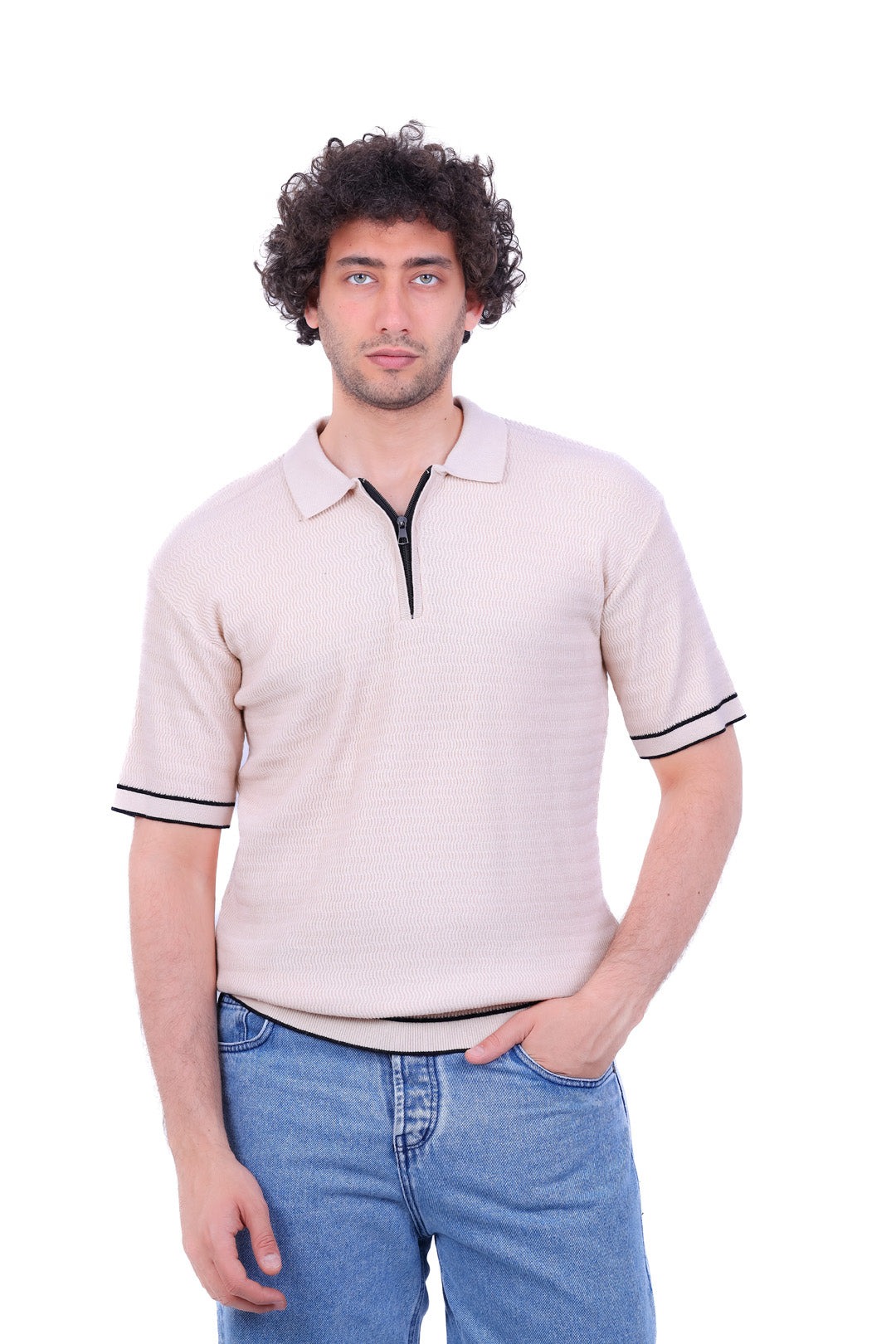 Knitwear Polo T_Shirt MHS011