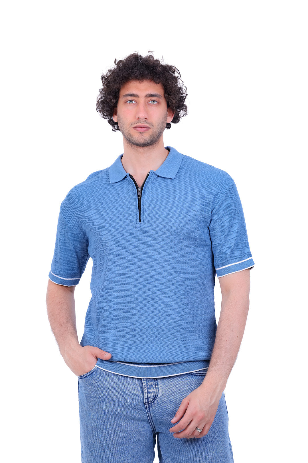 Knitwear Polo T_Shirt MHS011
