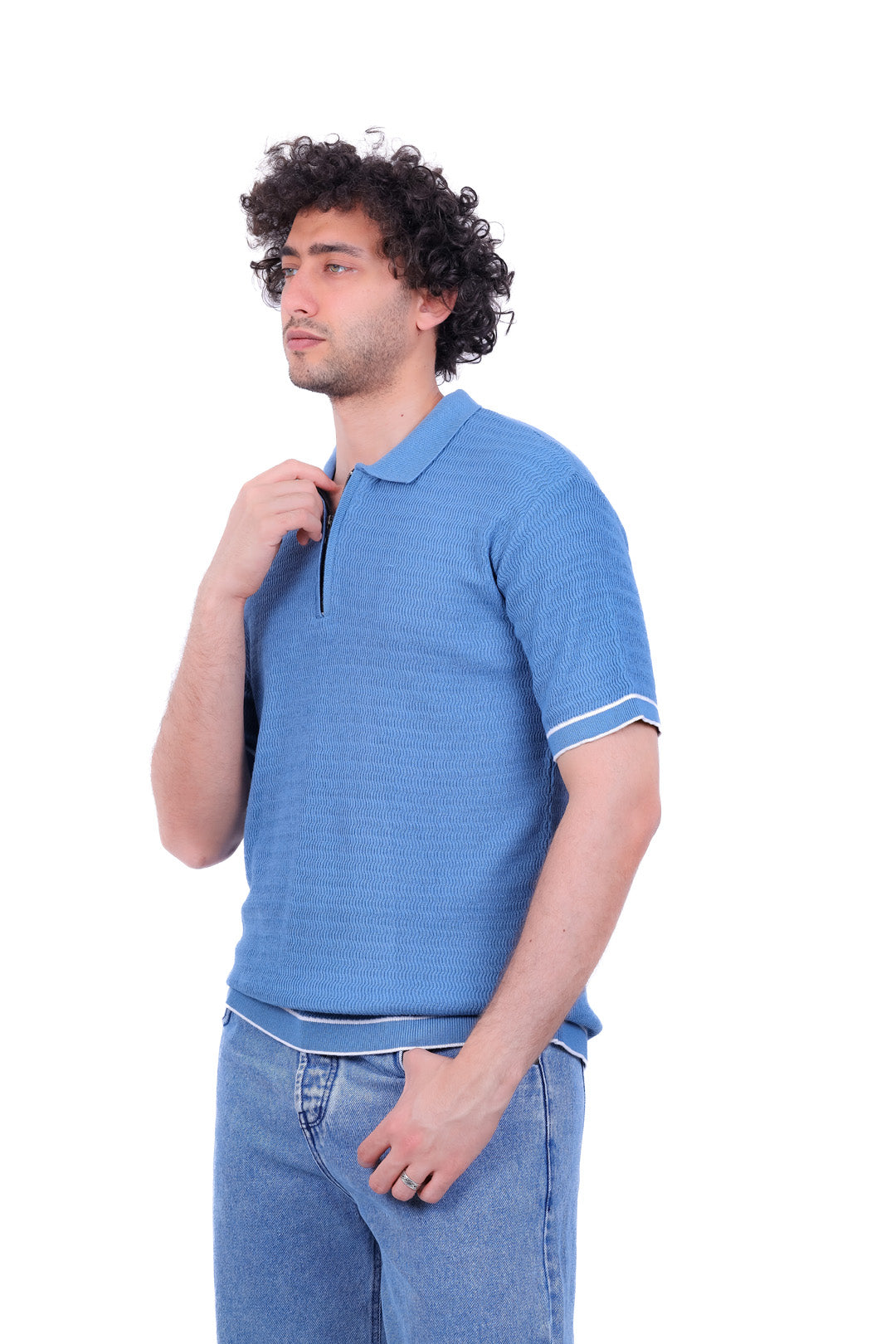 Knitwear Polo T_Shirt MHS011