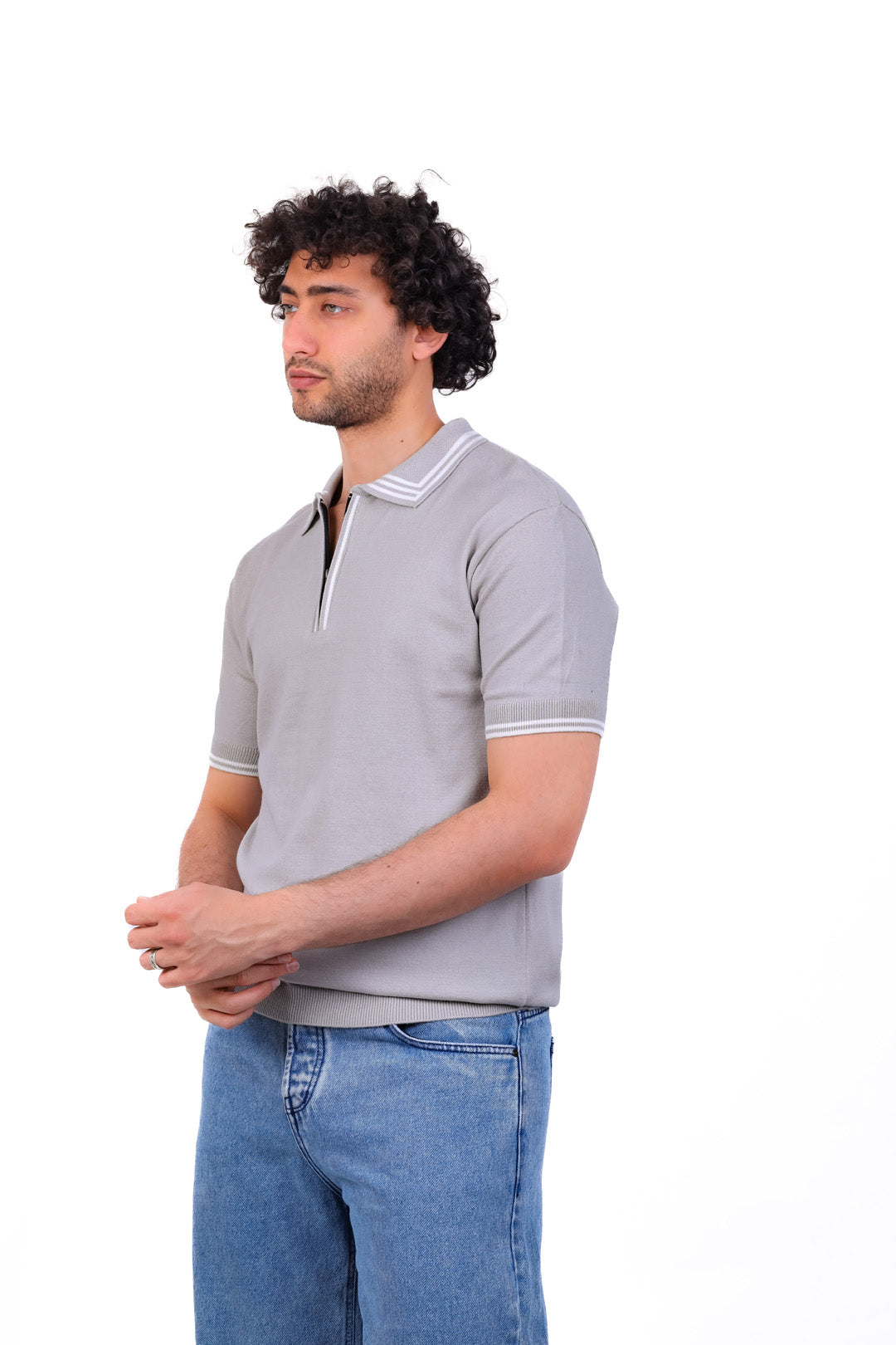 Knitwear Polo T_Shirt MHS015