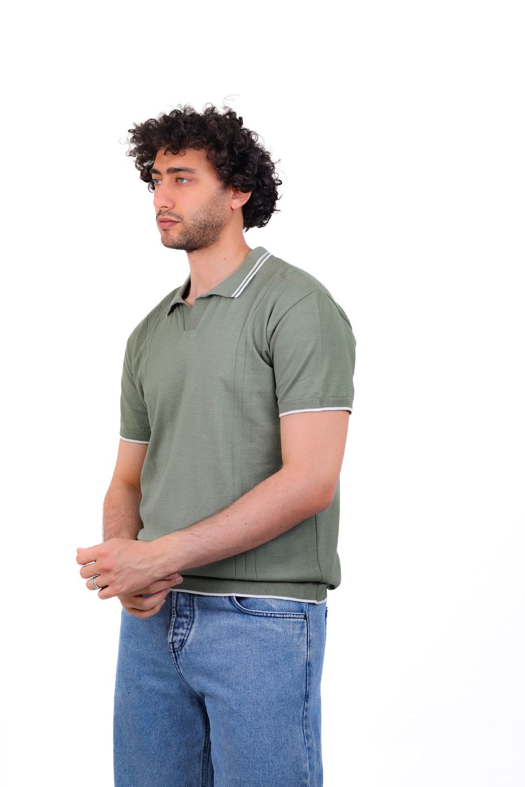 Knitwear Polo T_Shirt MHS017