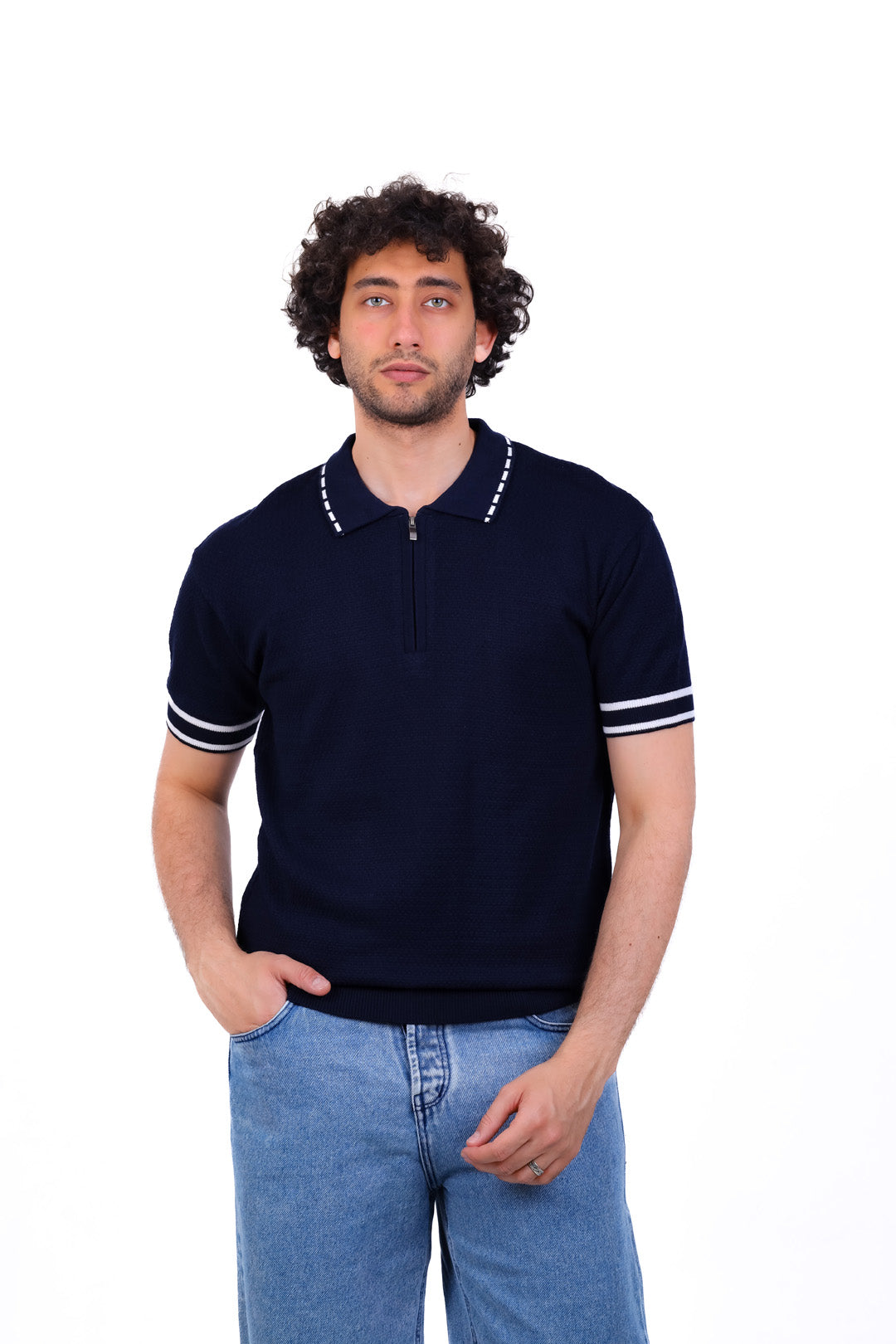 Knitwear Polo T_Shirt MHS018