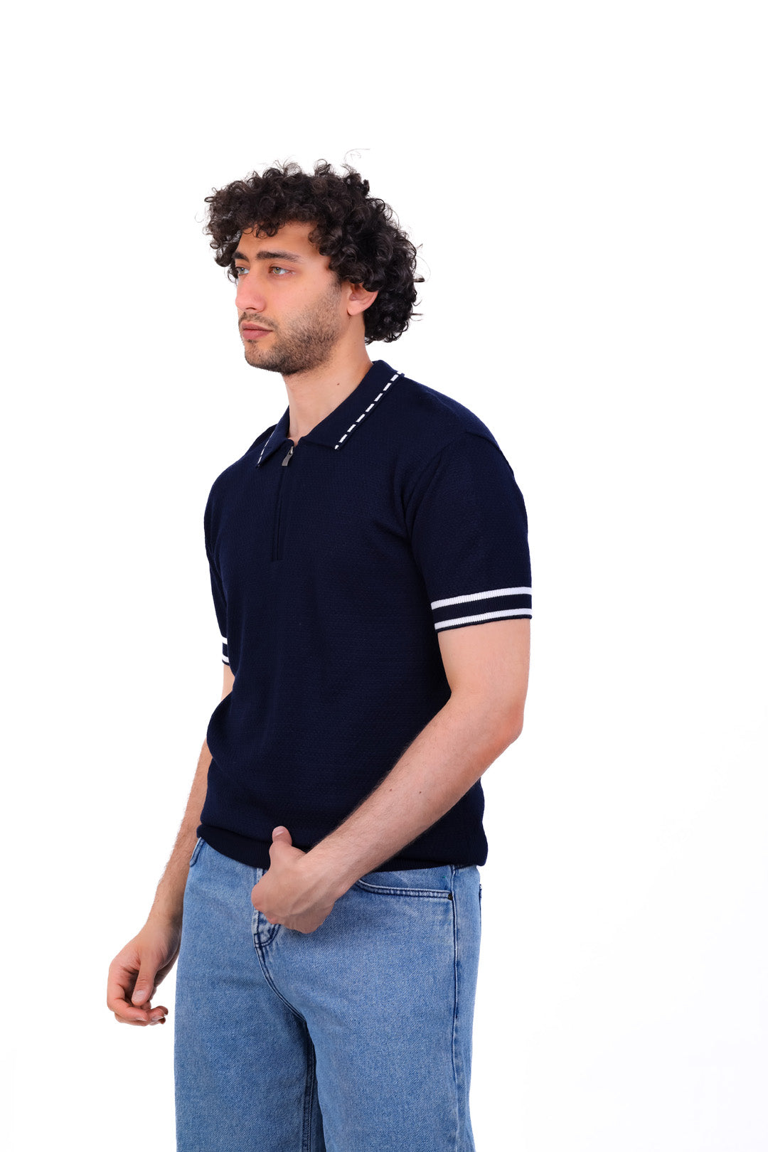 Knitwear Polo T_Shirt MHS018