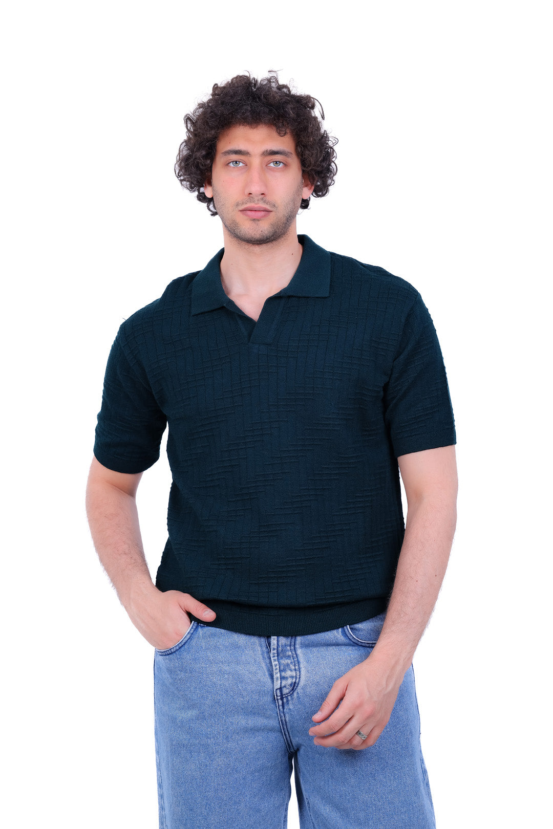 Knitwear Polo T_Shirt MHS019