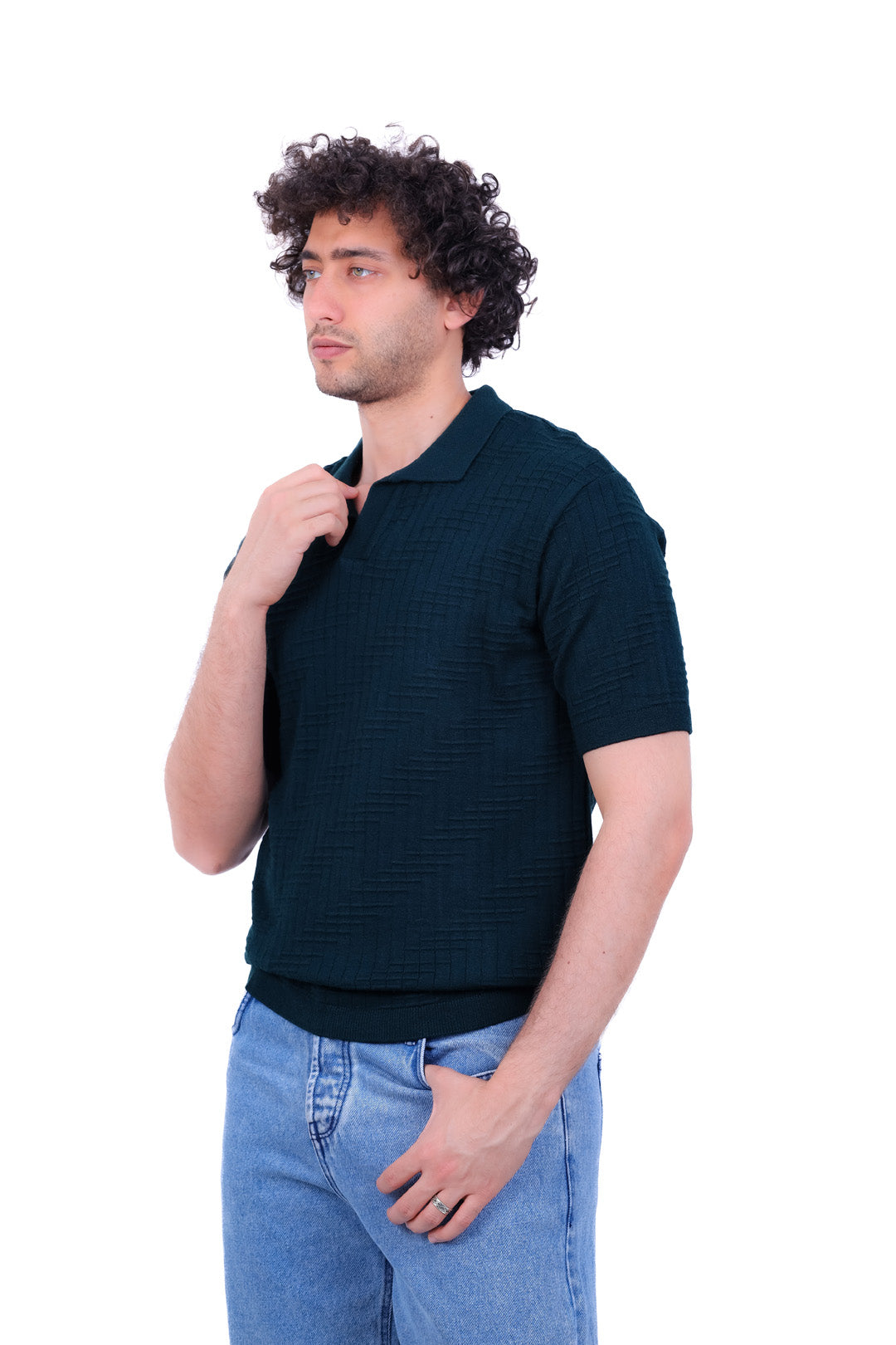 Knitwear Polo T_Shirt MHS019
