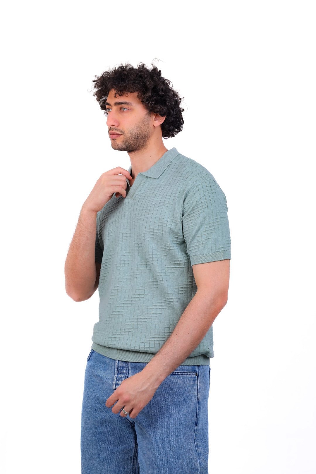 Knitwear Polo T_Shirt MHS019