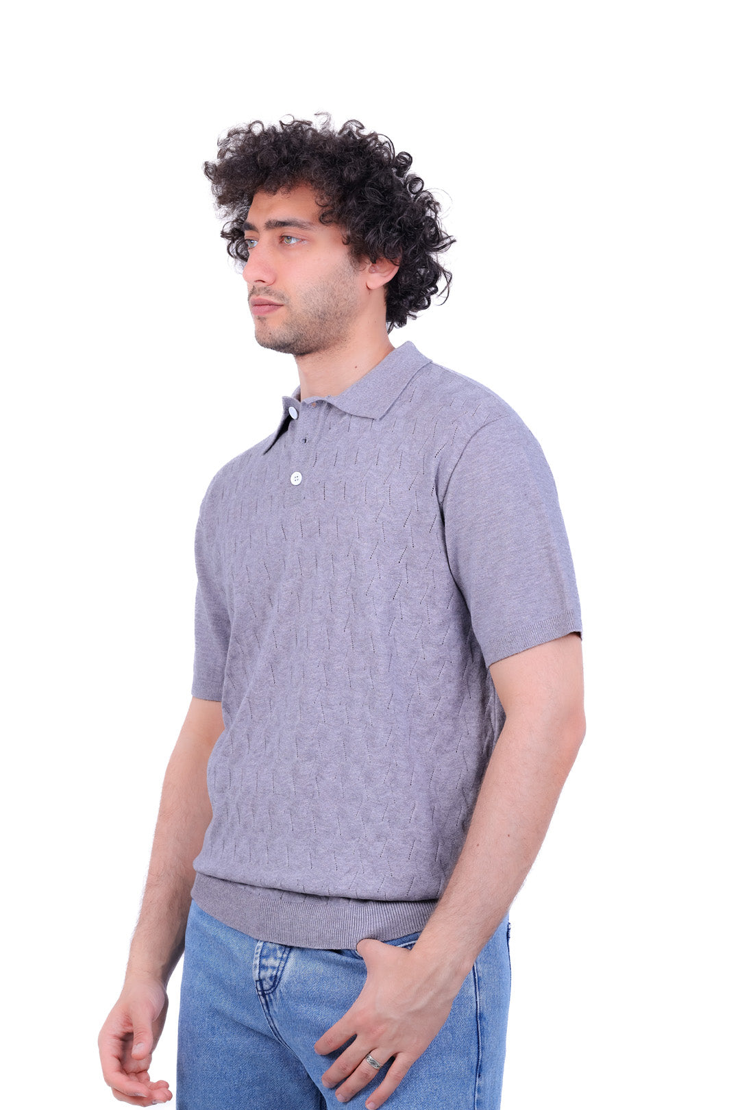 Knitwear T_Shirt Button_Collar 107 MANS 0526