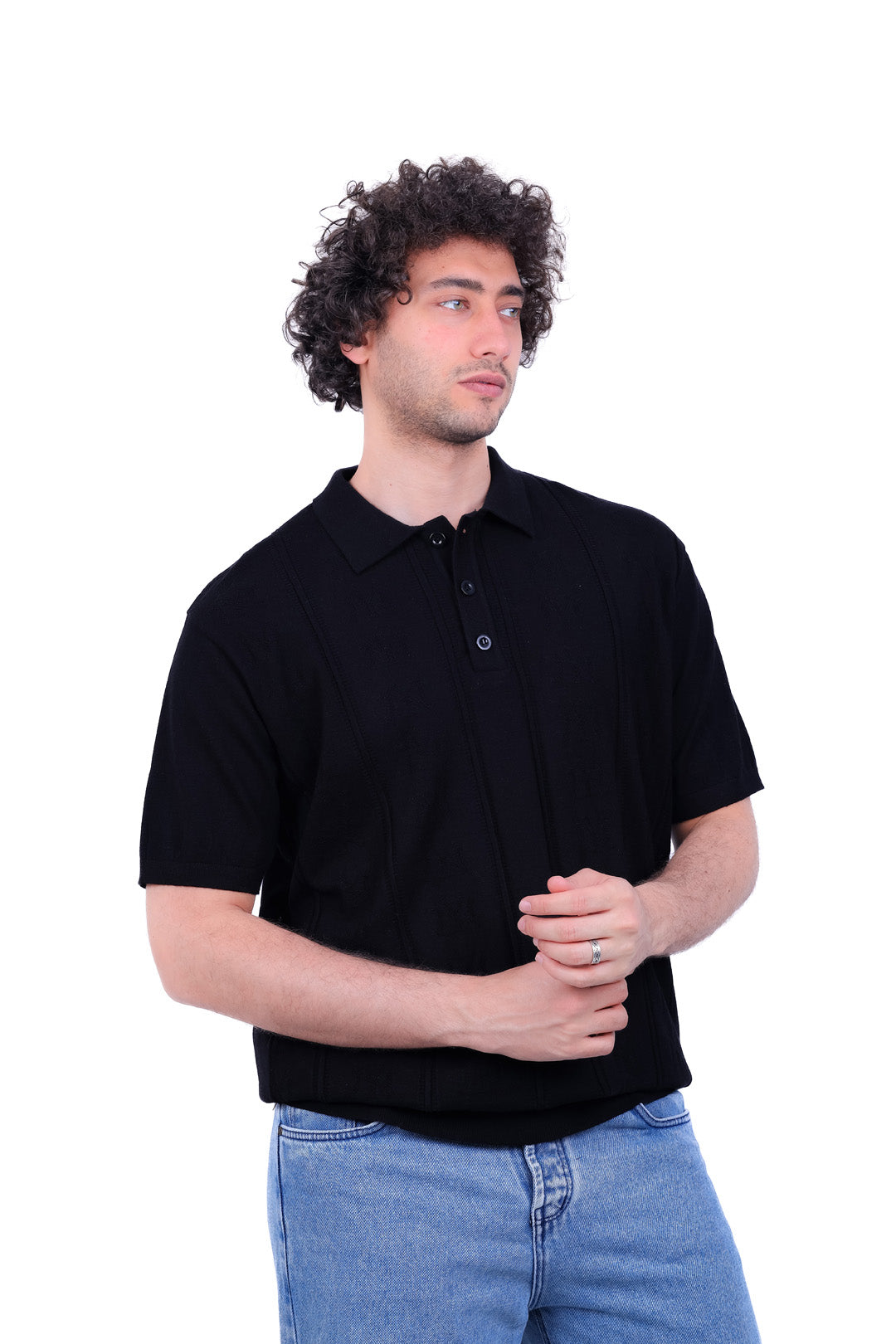 Knitwear T_Shirt Button_Collar 108 MANS 0526