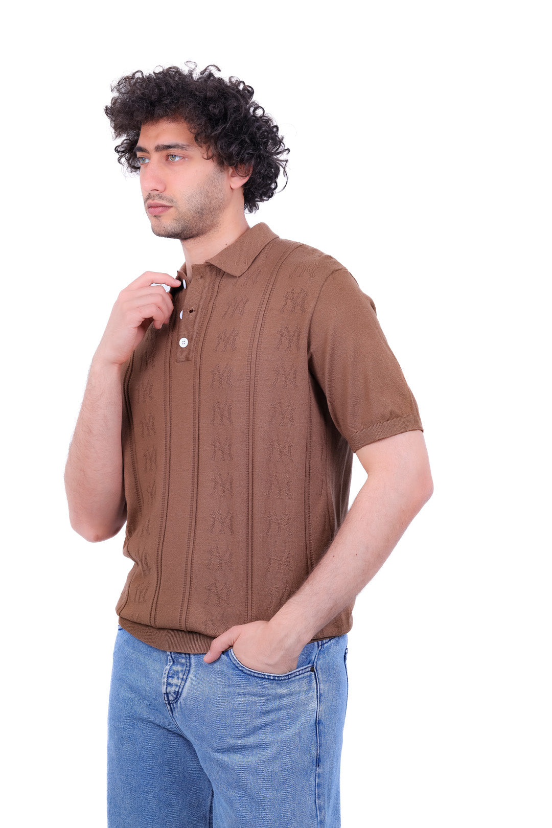Knitwear T_Shirt Button_Collar 108 MANS 0526