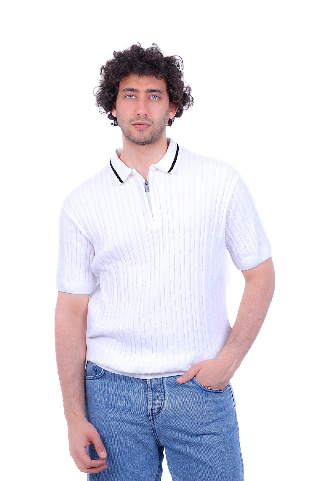 Knitwear T_Shirt Half_Zip 104 MANS 0526