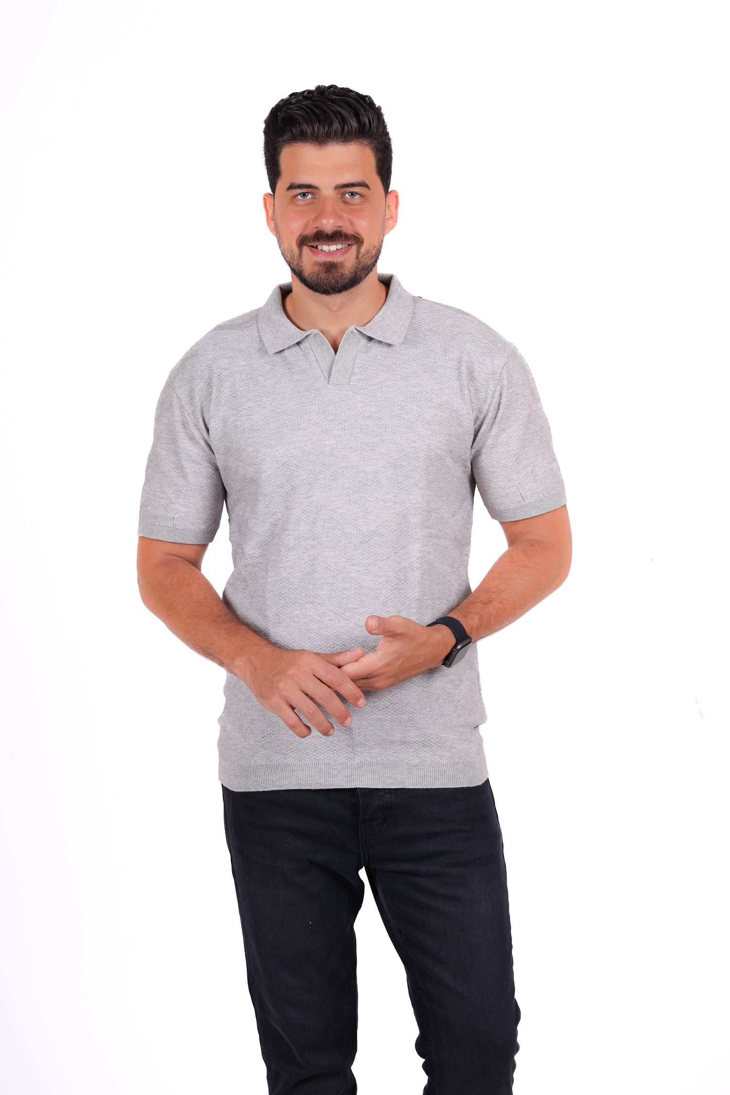 Knitwear Polo T_Shirt MHS013