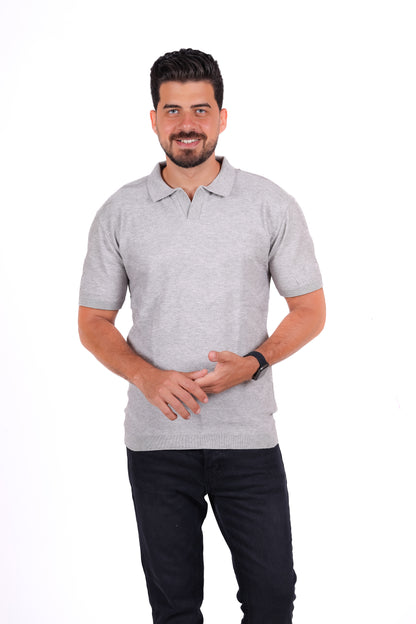 Knitwear Polo T_Shirt MHS013