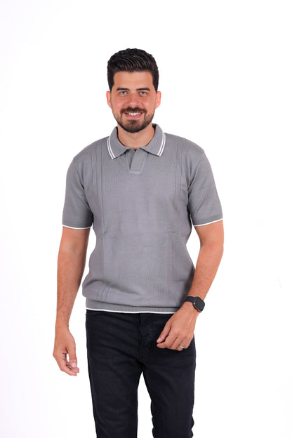 Knitwear Polo T_Shirt MHS017