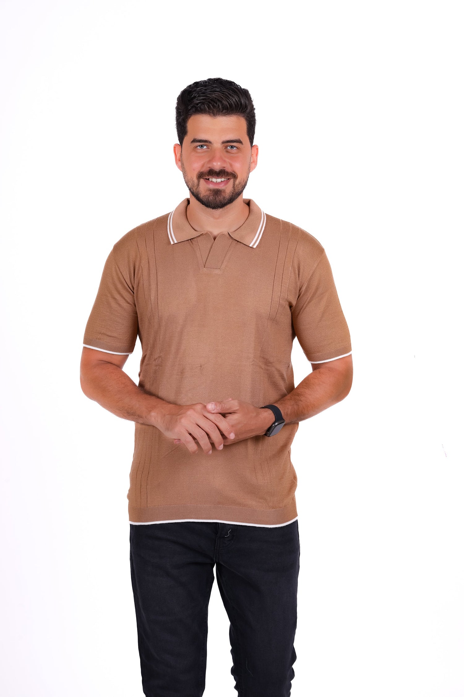 Knitwear Polo T_Shirt MHS017
