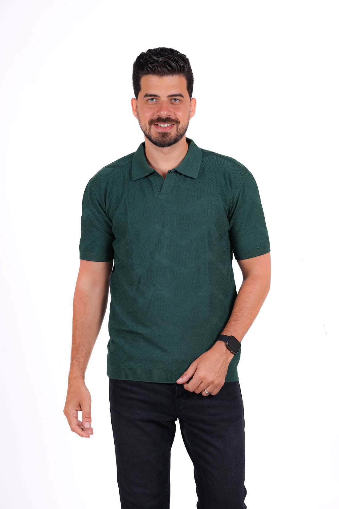 Knitwear Polo T_Shirt MHS019