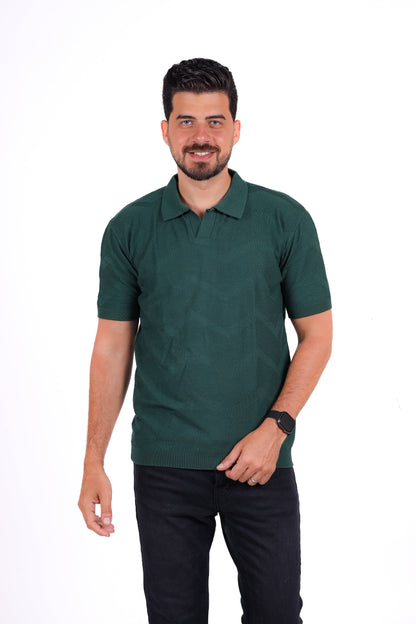 Knitwear Polo T_Shirt MHS019
