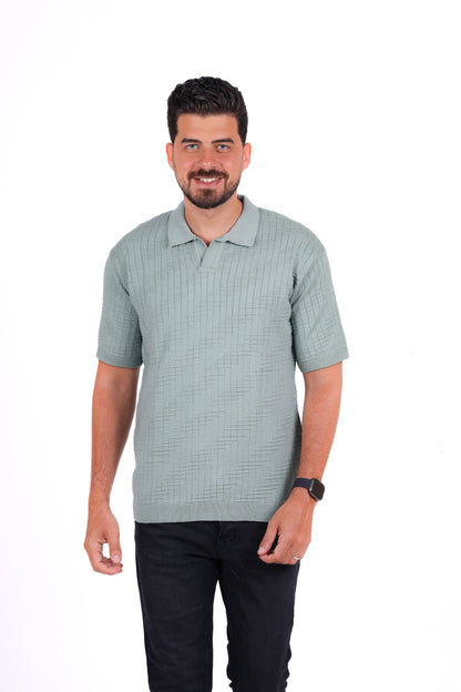 Knitwear Polo T_Shirt MHS019