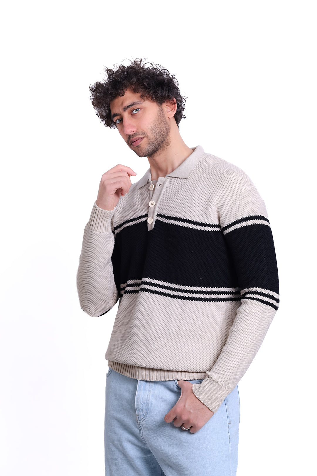 Knitwear Pullover Classic Chest Line MANS 1225