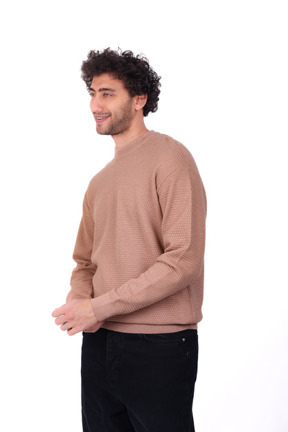 Knitwear Pullover Diamond Texture MANS 1225