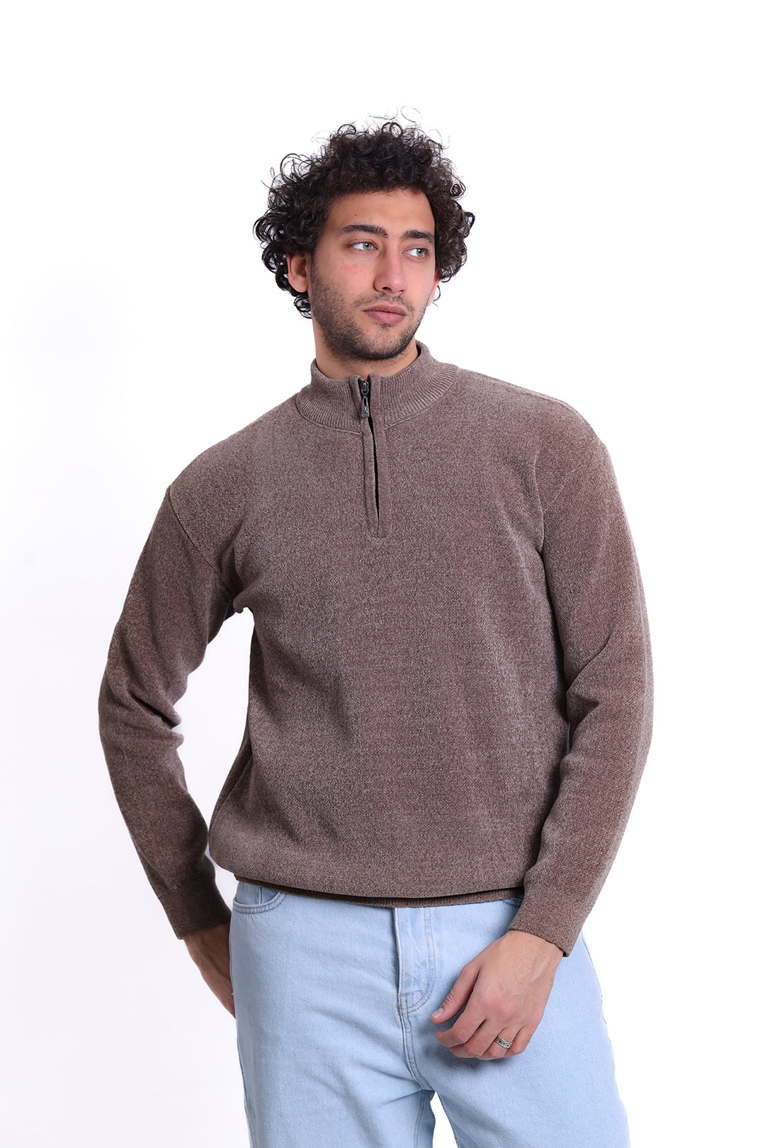 Knitwear Pullover Dual Tone Basic MANS 1225