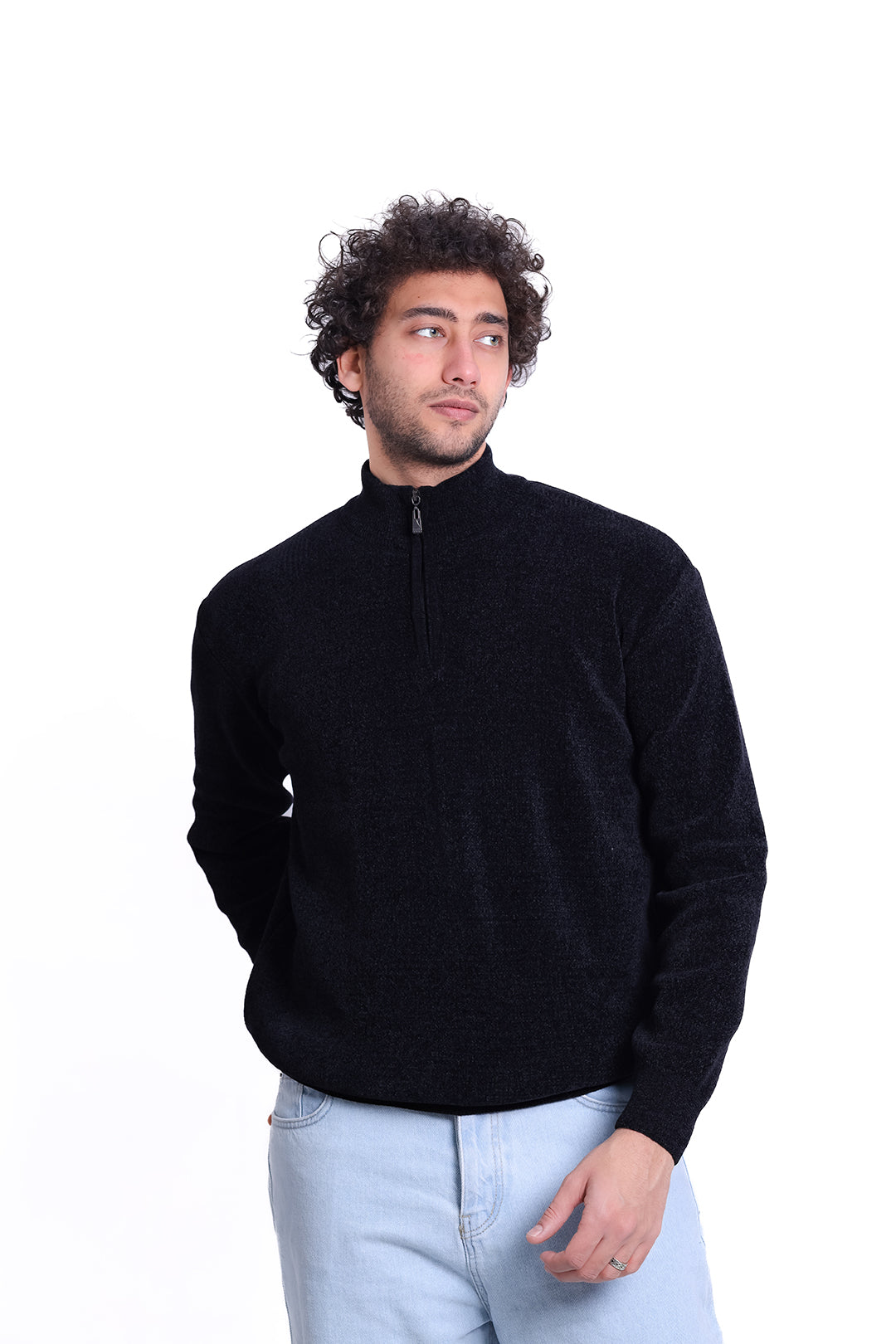 Knitwear Pullover Dual Tone Basic MANS 1225
