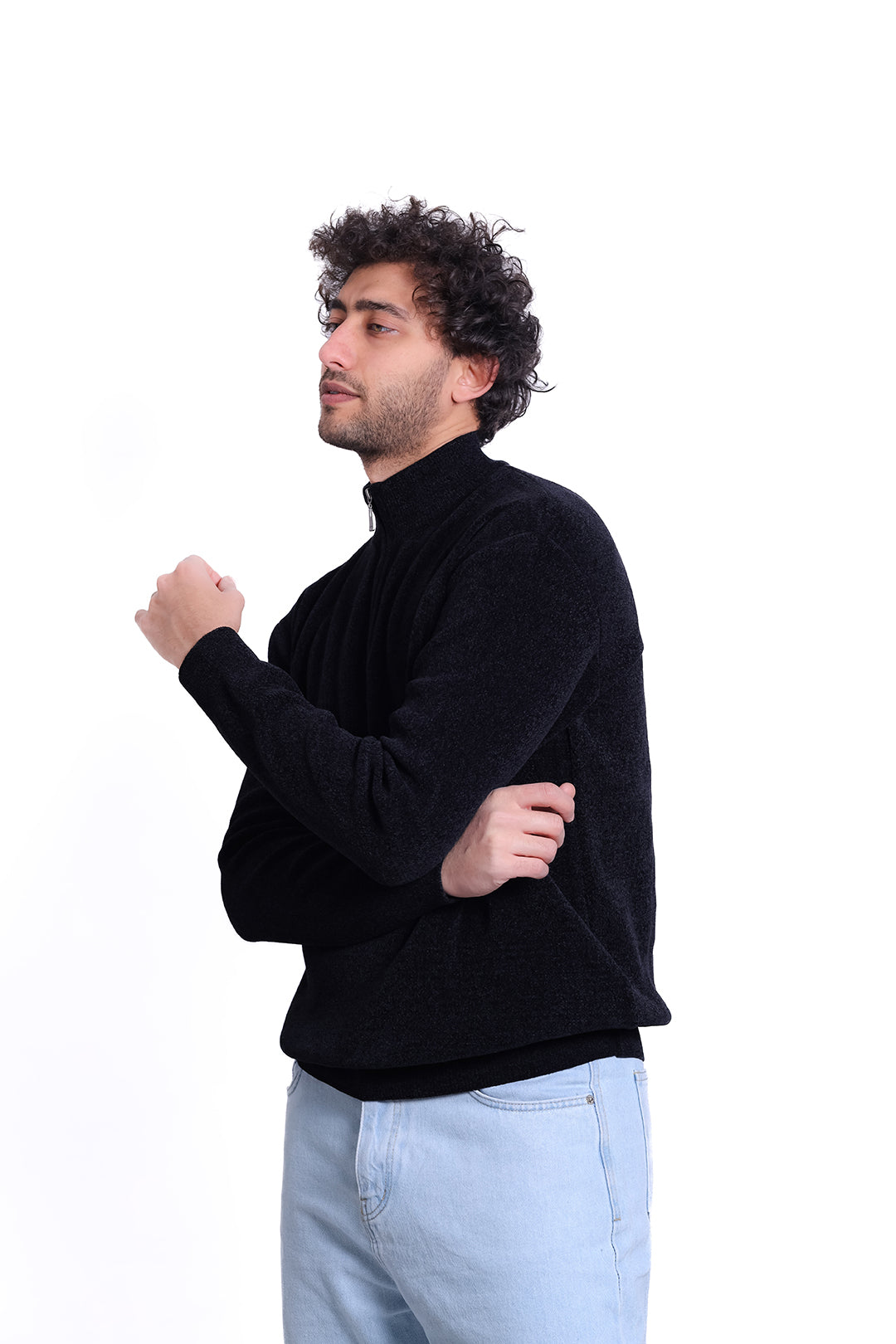 Knitwear Pullover Dual Tone Basic MANS 1225