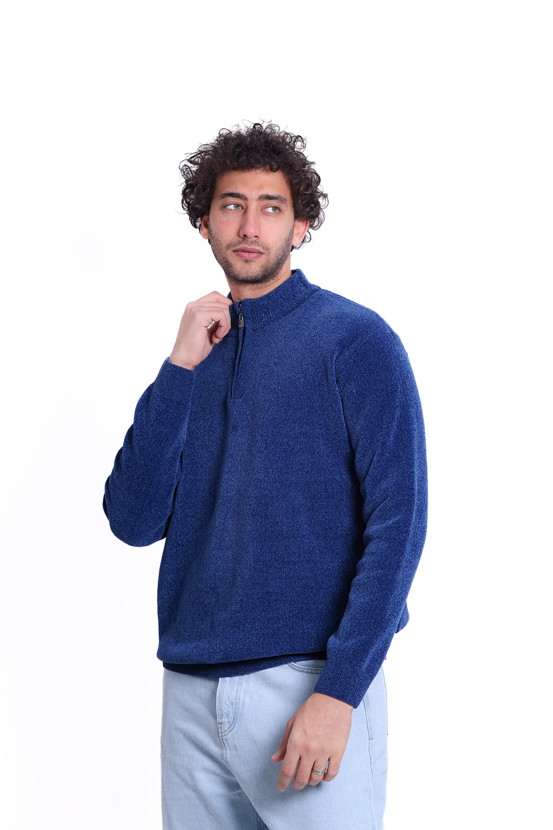 Knitwear Pullover Dual Tone Basic MANS 1225