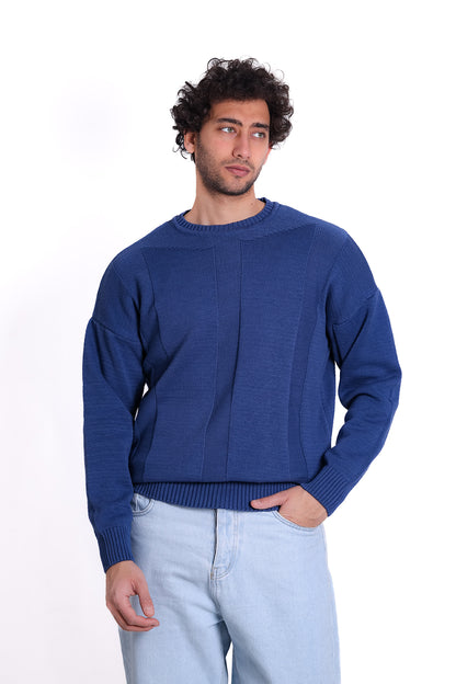Knitwear Pullover Ribbed Hem Knit MKA