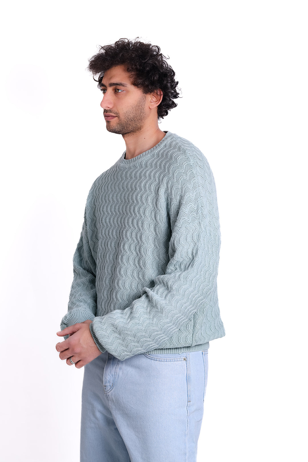 Knitwear Pullover Wave Knit MKA