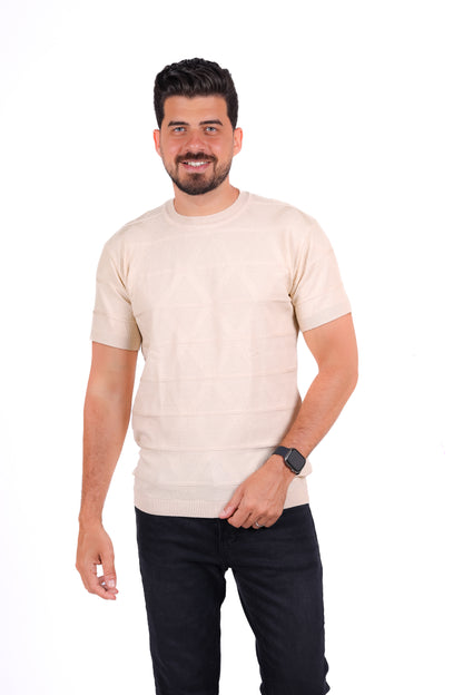 Knitwear Round T-Shirt MHS072