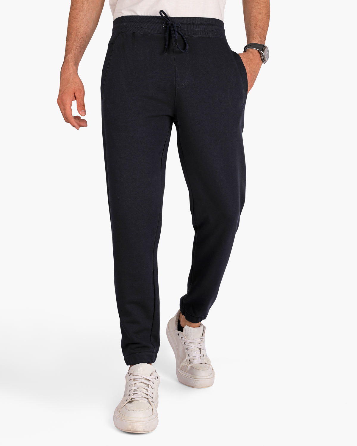 Milton Basic Sweatpants Dark Blue