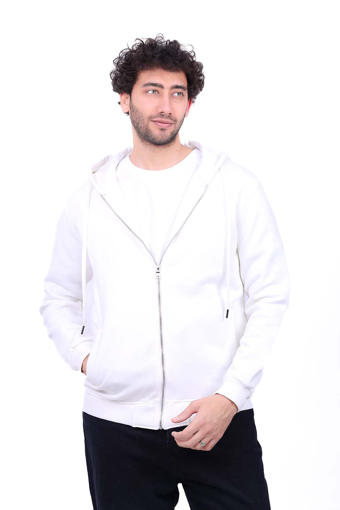 Milton Hoodie Zipped Sweatshirt