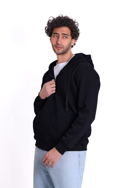 Milton Zipped Hoodie Basic 101225 WL