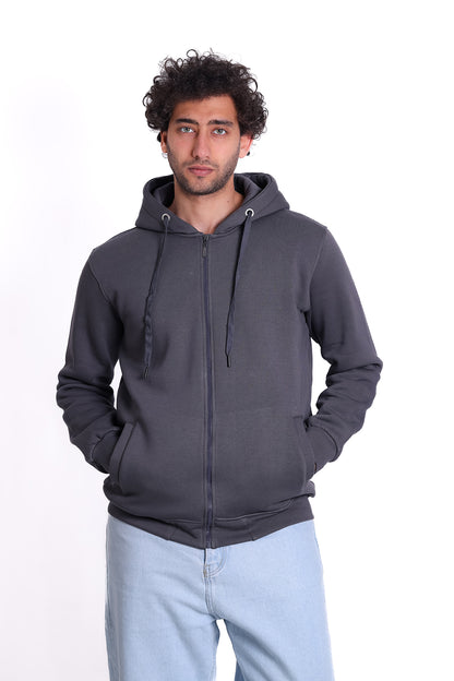 Milton Zipped Hoodie Basic 101225 WL