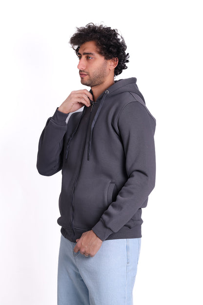 Milton Zipped Hoodie Basic 101225 WL