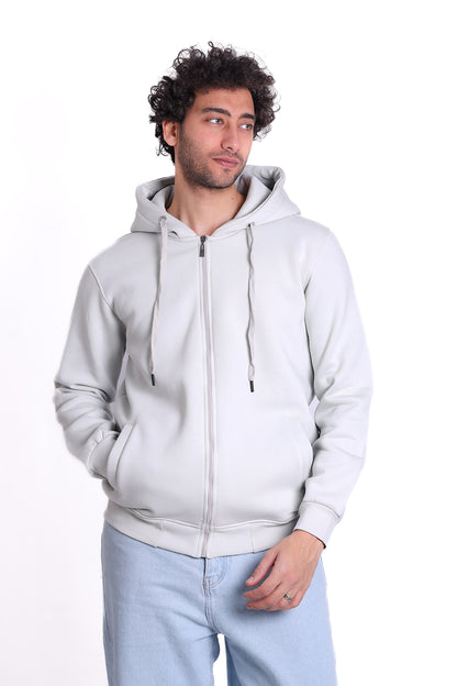 Milton Zipped Hoodie Basic 101225 WL