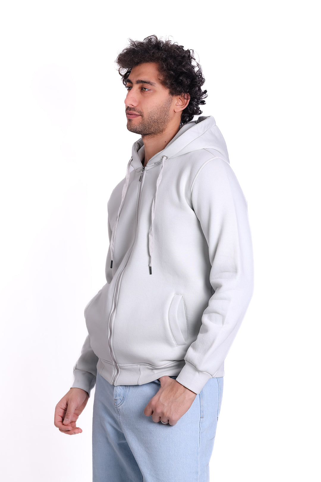 Milton Zipped Hoodie Basic 101225 WL