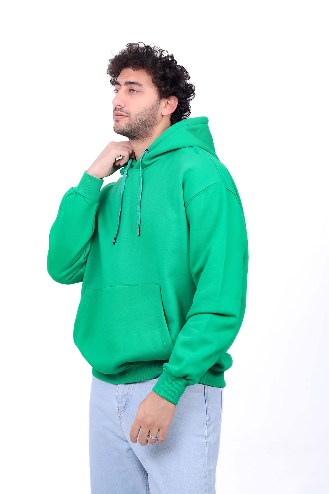 Over Size Milton Hoodie Basic Sweatshirt