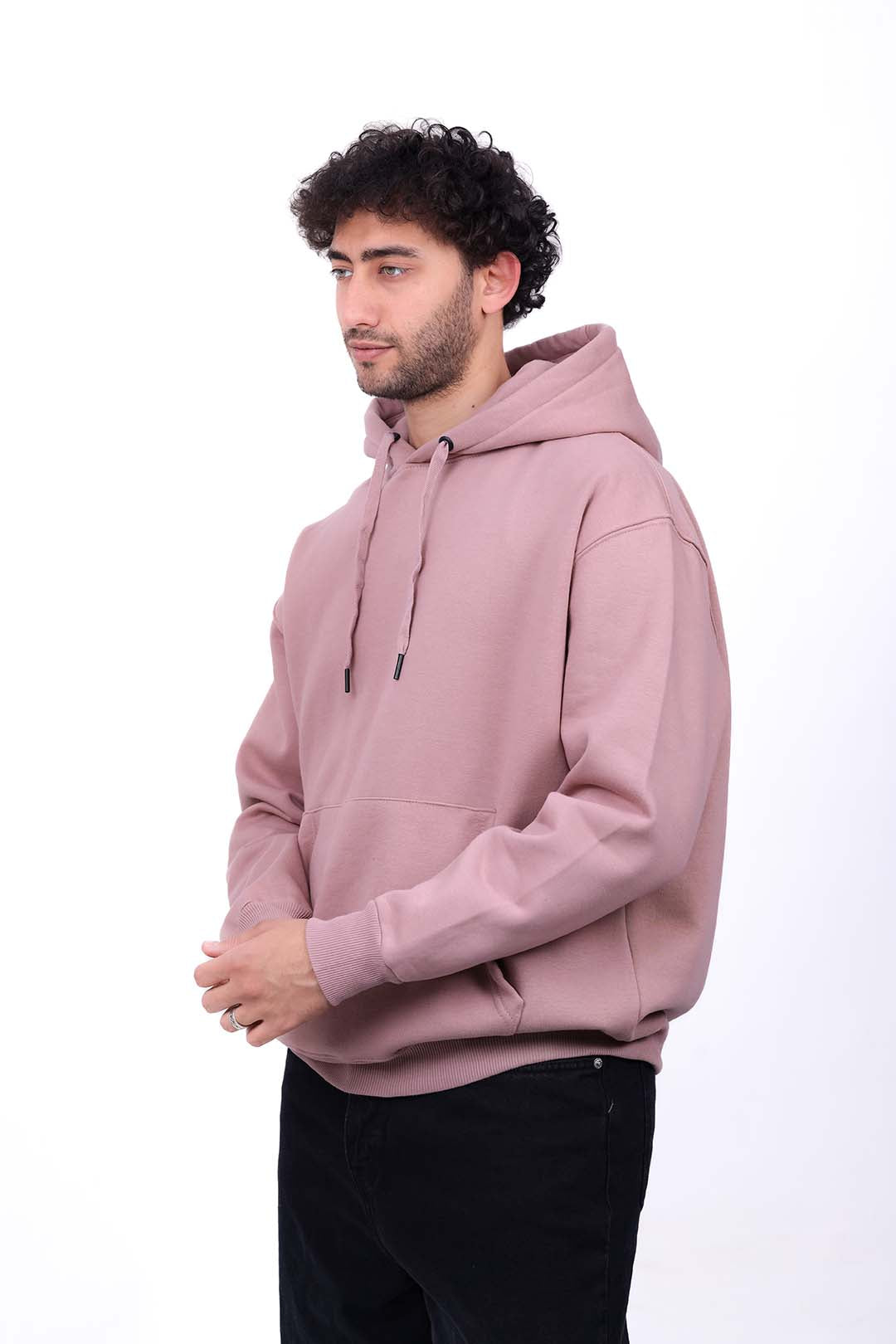 Over Size Milton Hoodie Basic Sweatshirt