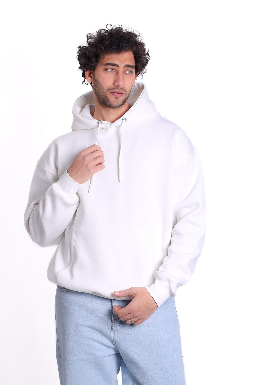 Over Size Milton Hoodie Printed Cracked Sutra Logo