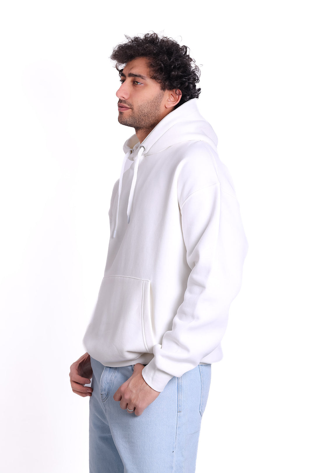 Over Size Milton Hoodie Printed Cracked Sutra Logo