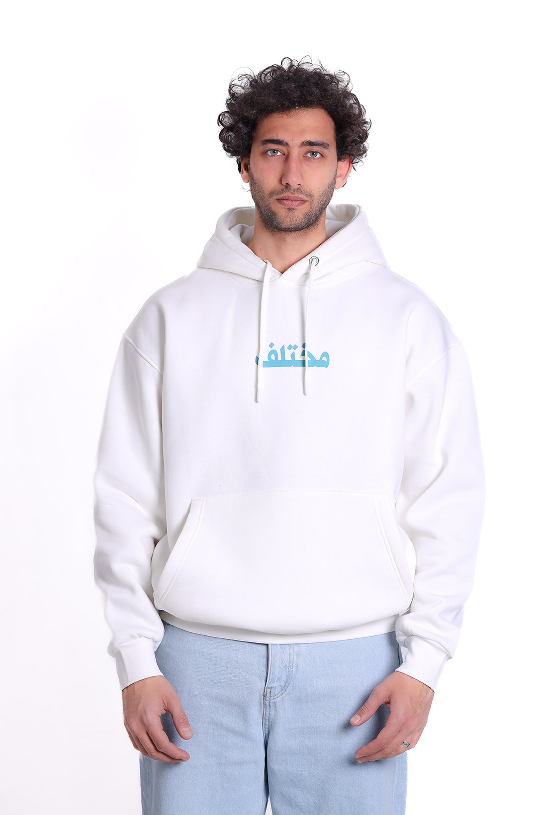 Over Size Milton Hoodie Printed Different in Naskh vibes