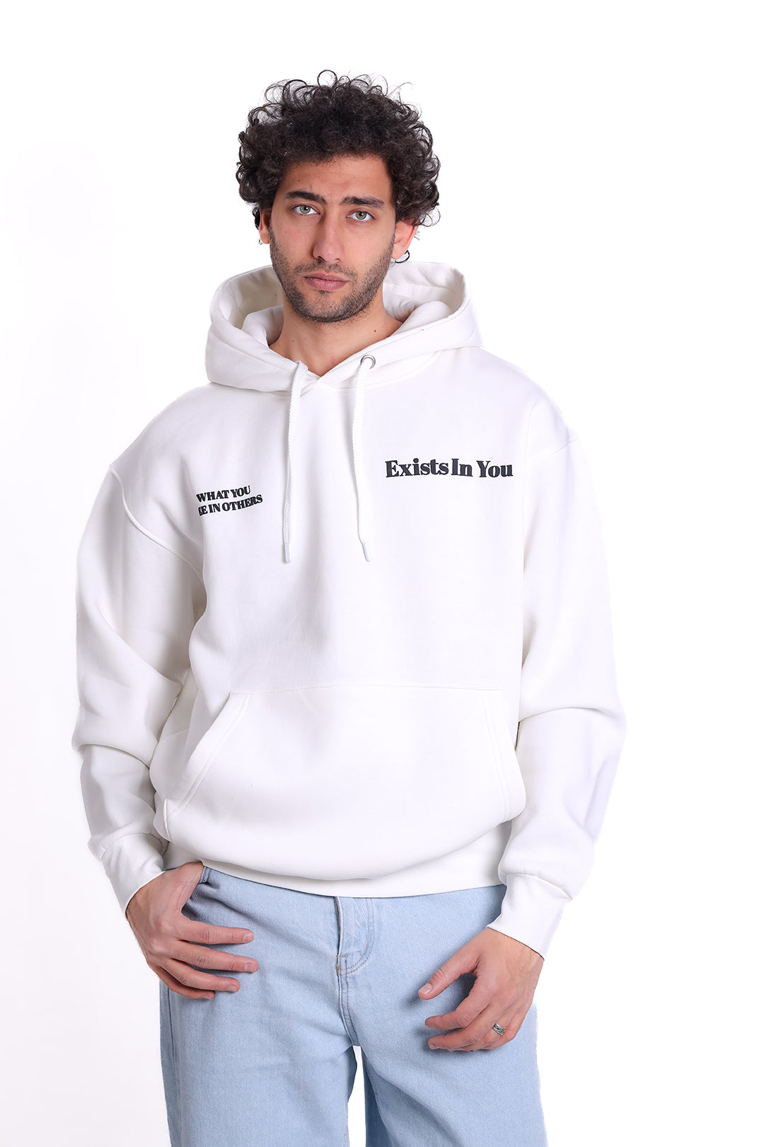 Over Size Milton Hoodie Printed Exites In You