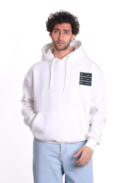 Over Size Milton Hoodie Printed Ma3lesh